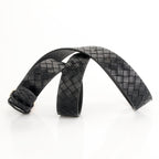 Women's Alloy Pin Buckle Belt Trendy Wild Belt Personality Imitation Weaving