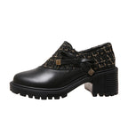 New Thick Heel Women Shoes Spring High Heels