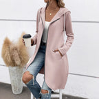 Street Zip Hooded Velvet-Lined Sweatshirt Women | Cozy Streetwear