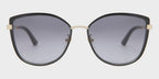 Gucci GG0589SK-001 57 Women’s Sunglasses | Black/Gold Metal Frame | Authentic Luxury