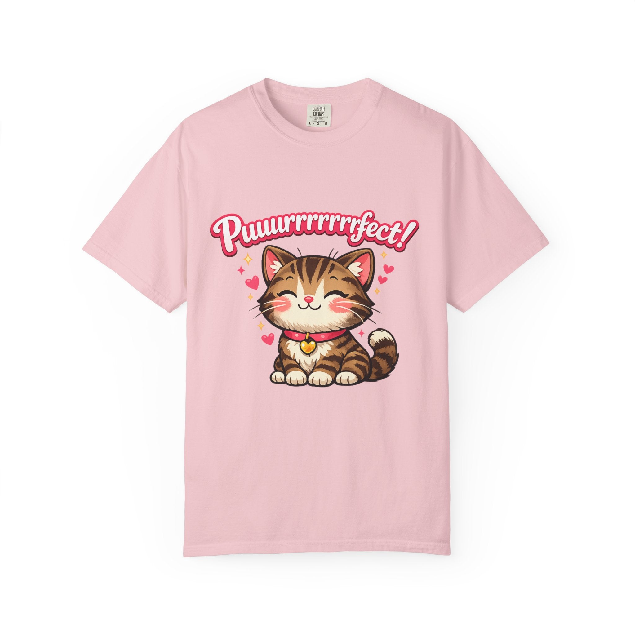 Puuurrrrfect! Cute Tabby Cat Graphic T-Shirt