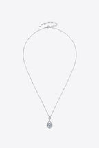2 Carat Moissanite 925 Sterling Silver Necklace