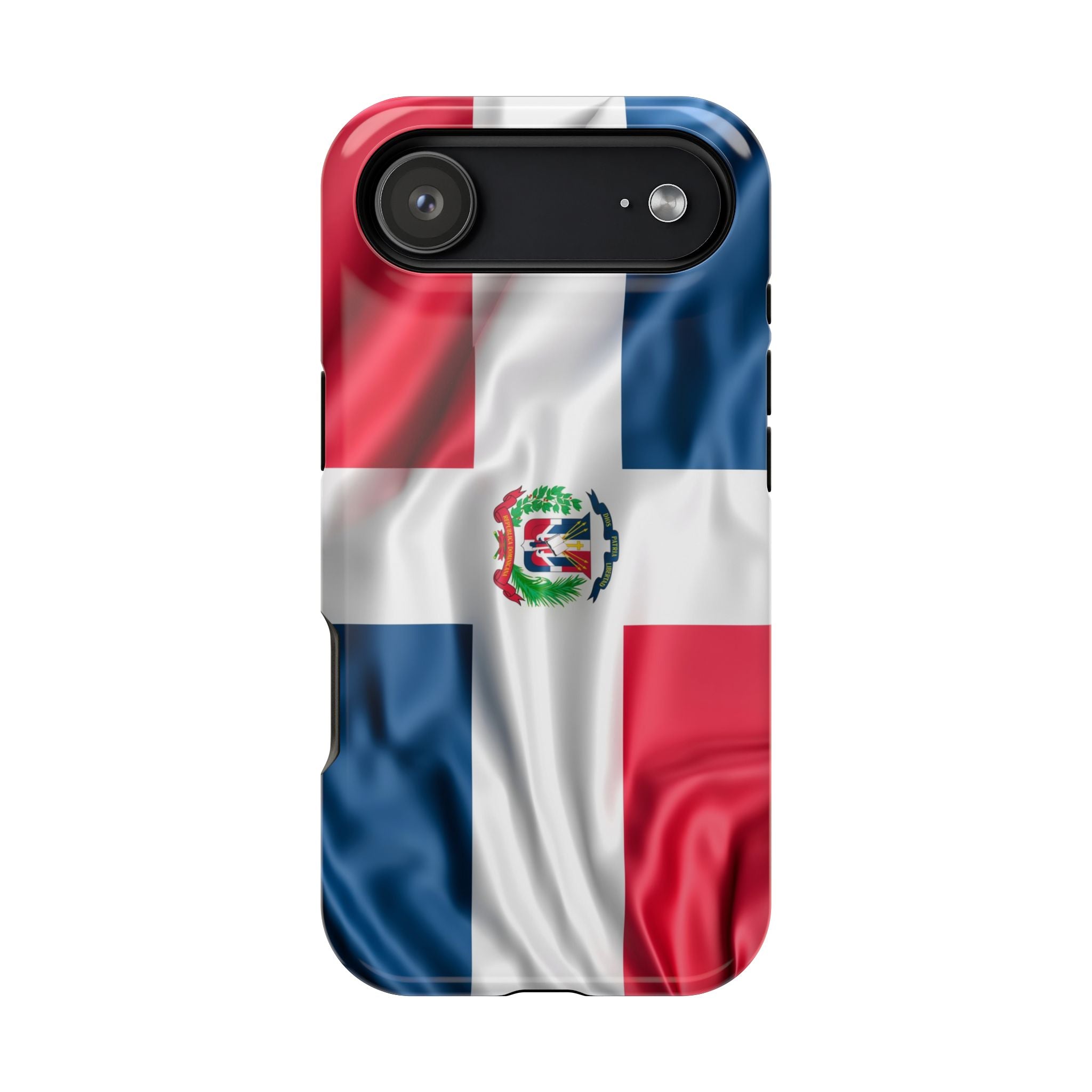 Dominican Republic Flag Magnetic Impact Resistant Phone Case
