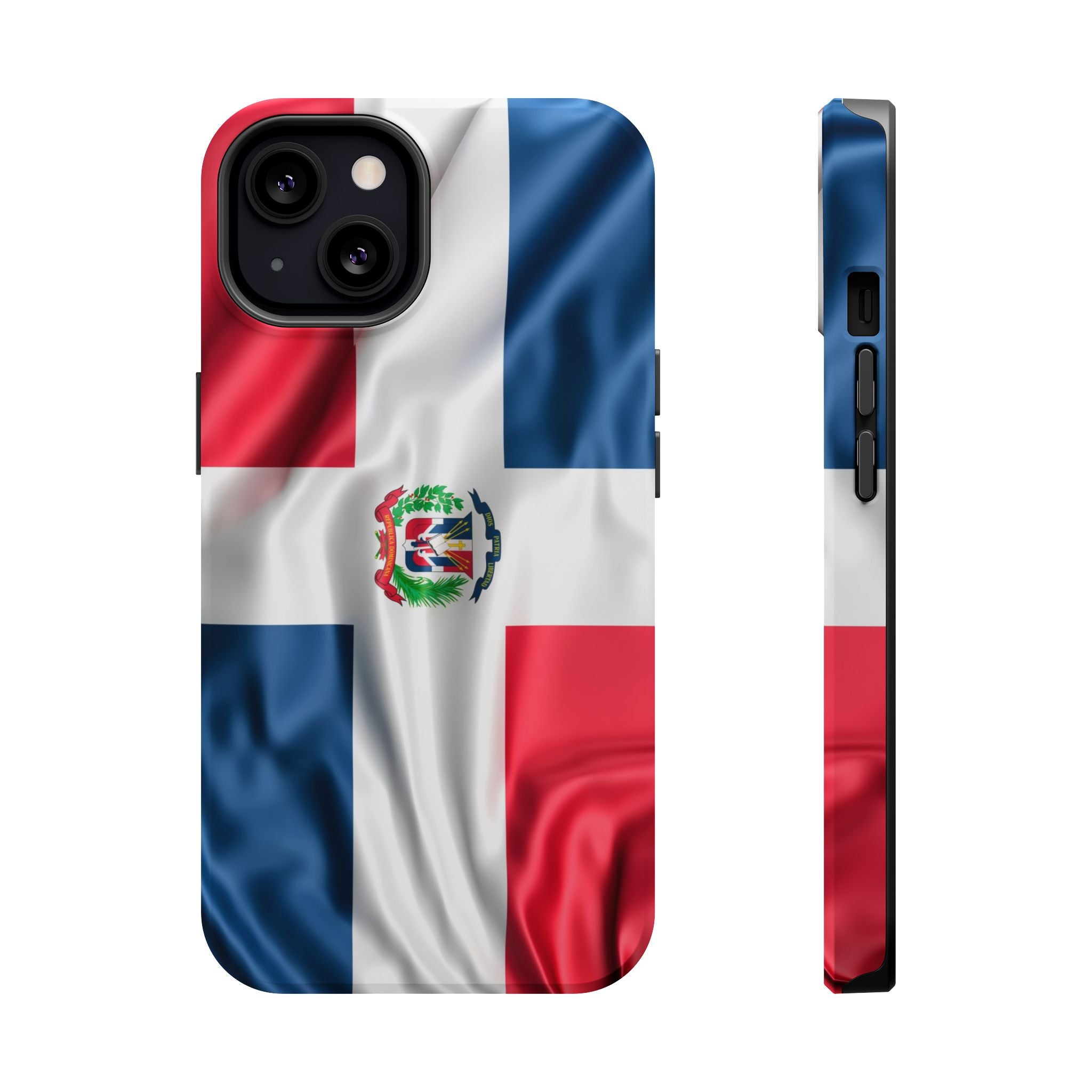 Dominican Republic Flag Magnetic Impact Resistant Phone Case