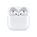 Apple AirPods 4 Wireless Earbuds, Bluetooth Headphones, Personalized Spatial Audio, Sweat and Water Resistant, USB-C Charging Case, H2 Chip, Up to 30 Hours of Battery Life, Effortless Setup for iPhone