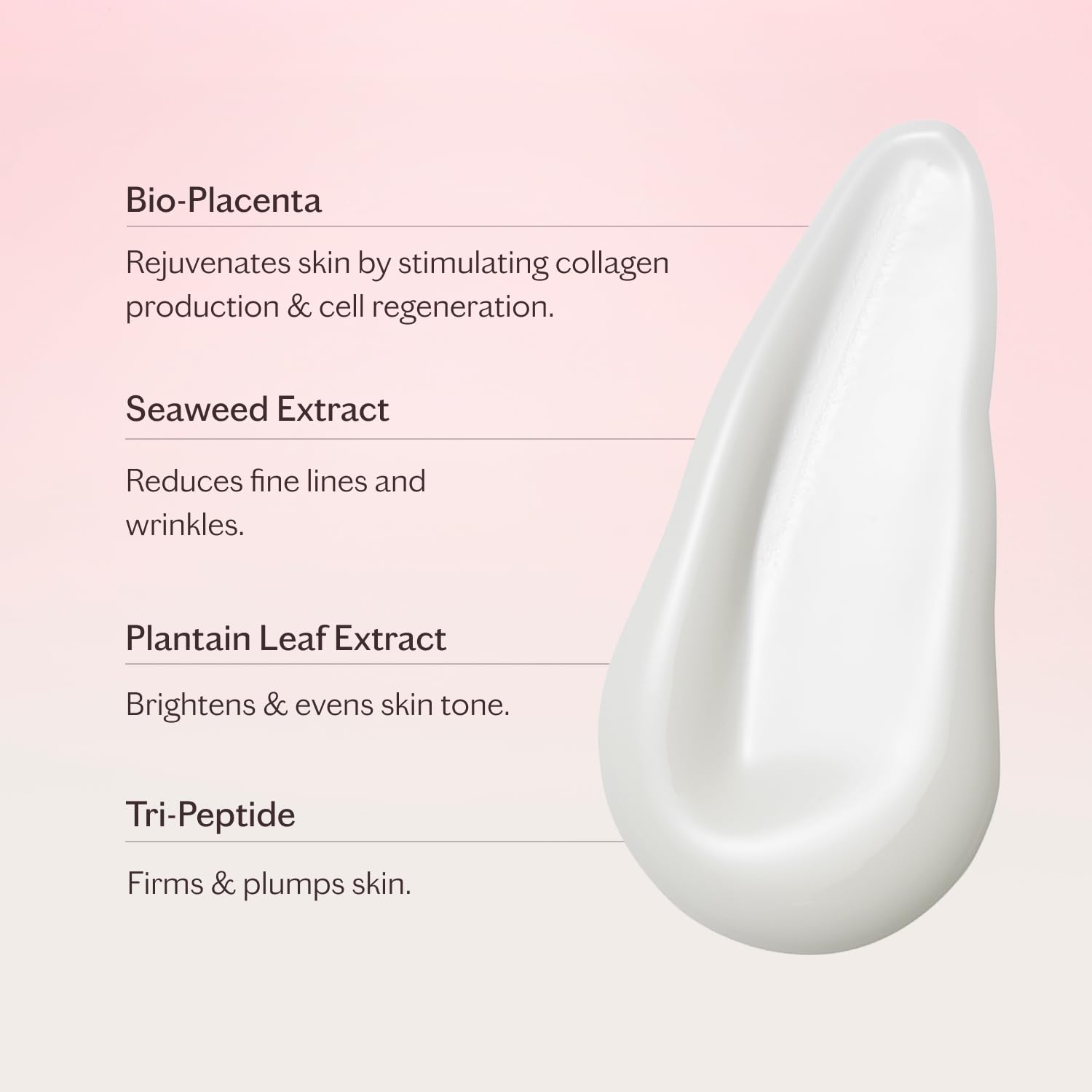 MZ Skin Reviving Bio-Placenta & Stem Cell Serum - Night Treatment for Powerful Rejuvenation, With Peptides, Squalane & Hyaluronic Acid, Perfect For Anti-Aging, Wrinkles & Fine Lines