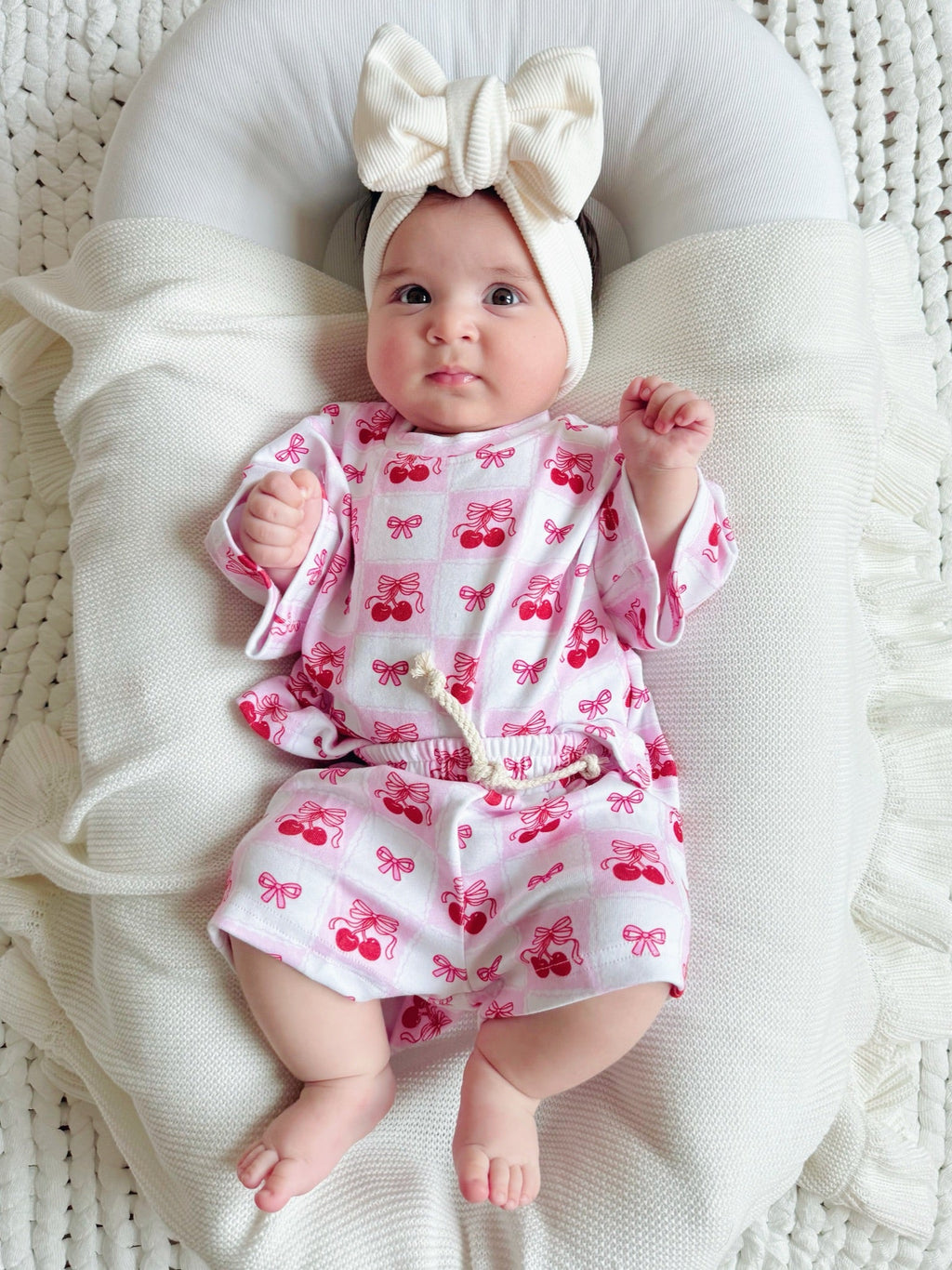 Shorts Set | Checkered Cherry