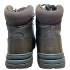 Nortiv8 Mens Size 12 Brown 1" Heel Ankle Boots Lace Up Round Closed Toe Shoes