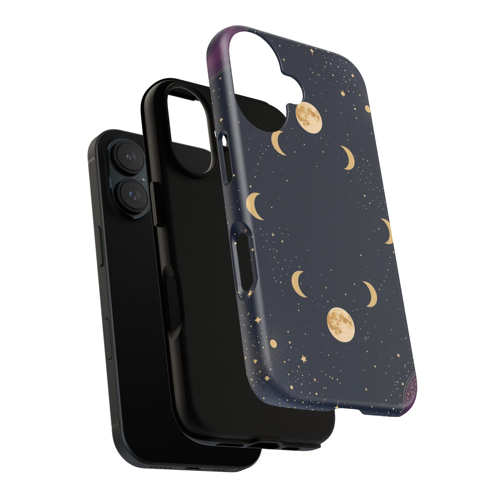 Moon Phases Phone Case — Celestial Night Sky iPhone Case
