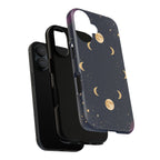 Moon Phases Phone Case — Celestial Night Sky iPhone Case