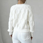Women's Bow Cropped Cardigan