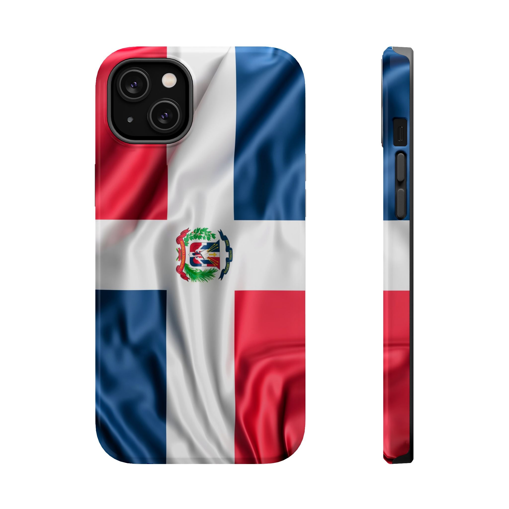 Dominican Republic Flag Magnetic Impact Resistant Phone Case