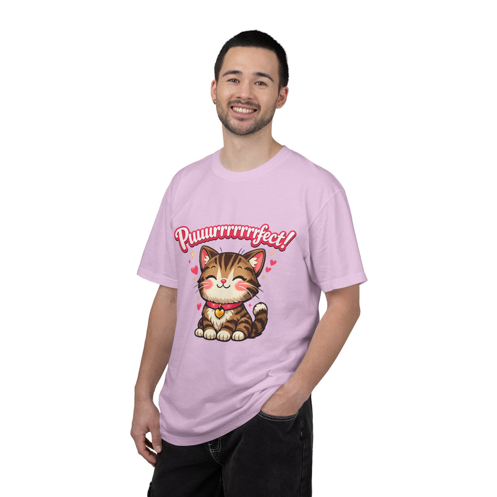 Puuurrrrfect! Cute Tabby Cat Graphic T-Shirt