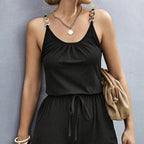 Women’s Chain Detail Suspender Jumpsuit