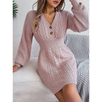 Women’s Cable Knit Sweater Dress