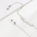 Customized Titanium Steel Name Glasses Chain Sunglasses
