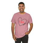 Heartfelt Love Unisex Tee - Casual Style, Y'all Shirt, Gift for Friends, Valentine's Day, Cozy Outfit, Everyday Wear