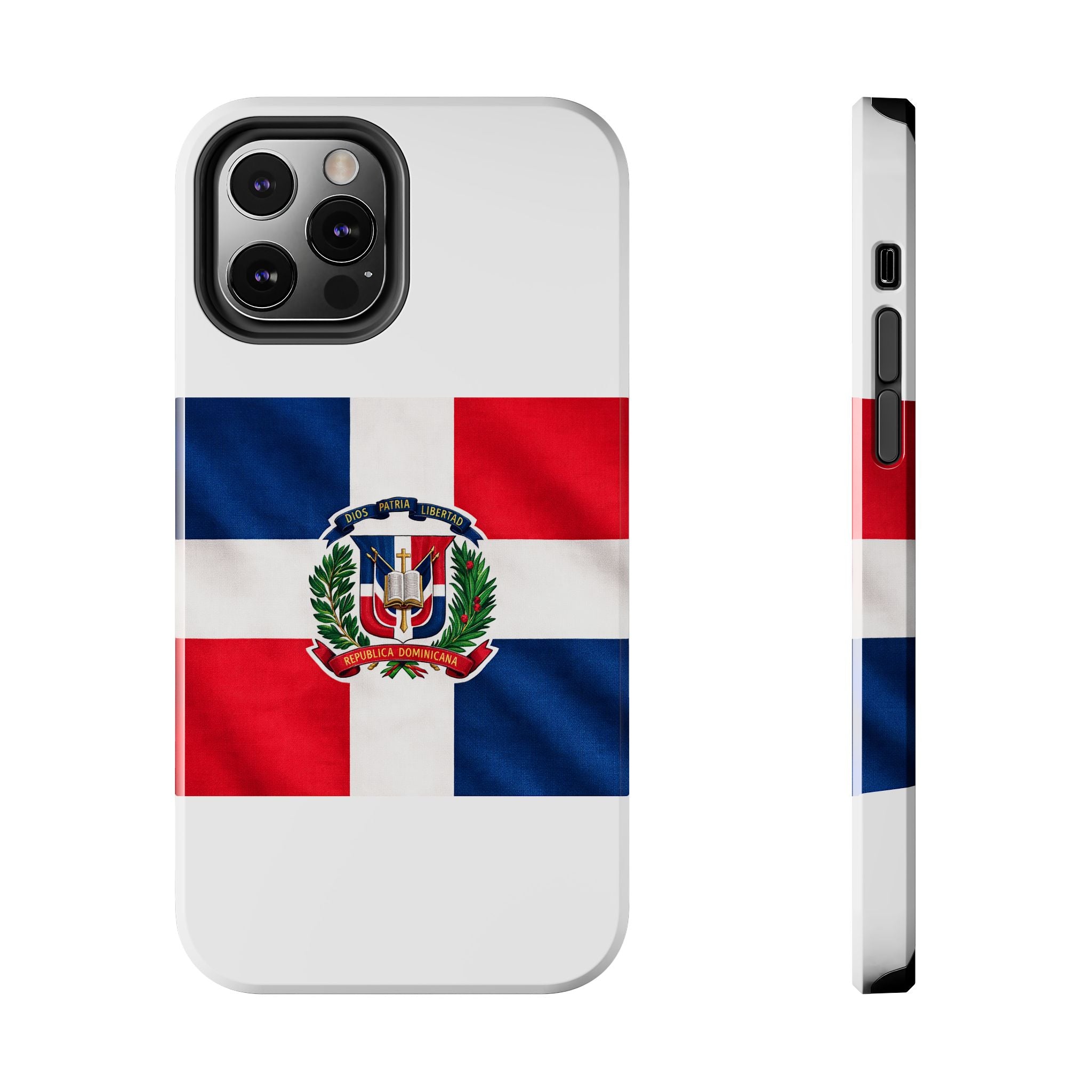 Dominican Flag Tough Phone Case Protective Patriotic Phone Cover