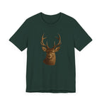 Rustic Deer Graphic Tee, Nature Lover Shirt, Outdoorsy Gift, Casual Wear, Wildlife Enthusiast Tee