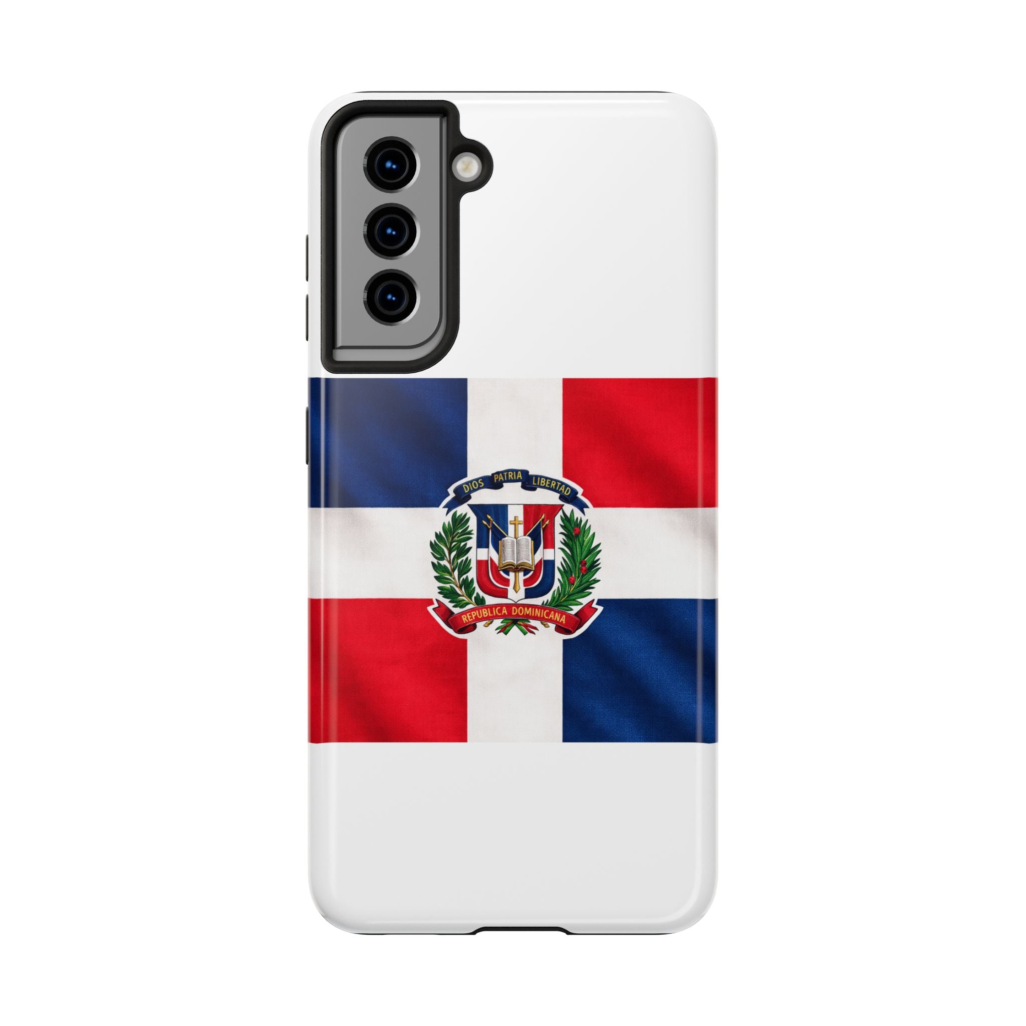 Dominican Flag Tough Phone Case Protective Patriotic Phone Cover