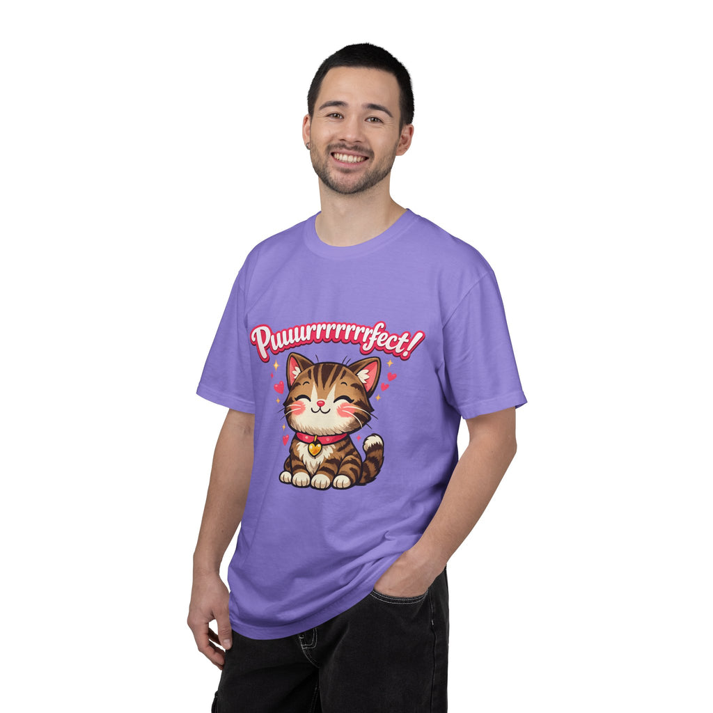 Puuurrrrfect! Cute Tabby Cat Graphic T-Shirt