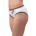 Panama Flag Heart Women's Briefs - Patriotic Panama Underwear