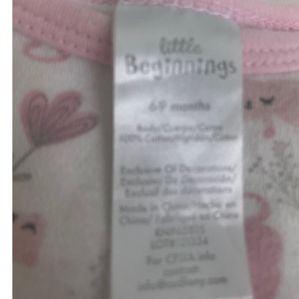 Lot of 8 Carter's Baby Girls 9 Mos Short Sleeve One Piece Outfits Tops Clothing