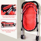 Baby Walker and Doll Stroller Combo