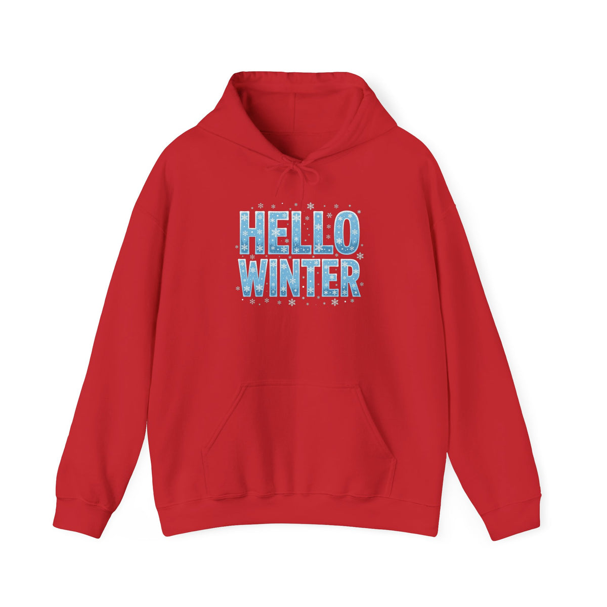 Hello Winter Winter Hoodie — Cozy Pullover Hoodie, Winter Gift | Winstar4U