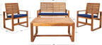 Acacia Patio Furniture Set for Outdoor Dining Comfort
