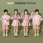 Chinese Style Design Childrens Outfit Set