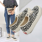 Low Cut Men And Women Letter Couple Canvas Shoes Laces