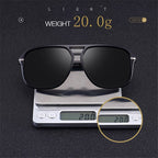 Oversized Sunglasses Men Polarized Mirror Goggles Driving Sun Glasses