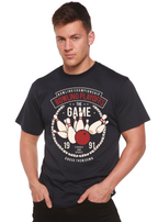 Bowling Playoffs Men's Bamboo Viscose/Organic Cotton Short Sleeve Graphic T-Shirt