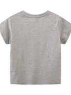 Children's Dinosaur Graphic Short Sleeve T-Shirt