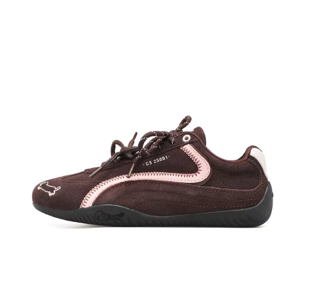 Retro Low-Heel Racing Sneakers Unisex