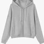Relaxed Stylish Versatile Zip-up Cardigan Top