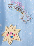 Children's Embroidered Short Sleeve Dress