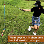 The New Pet Dog Teaser Rod Bite Pull Cotton Rope Toy Pet Interactive Training Toy
