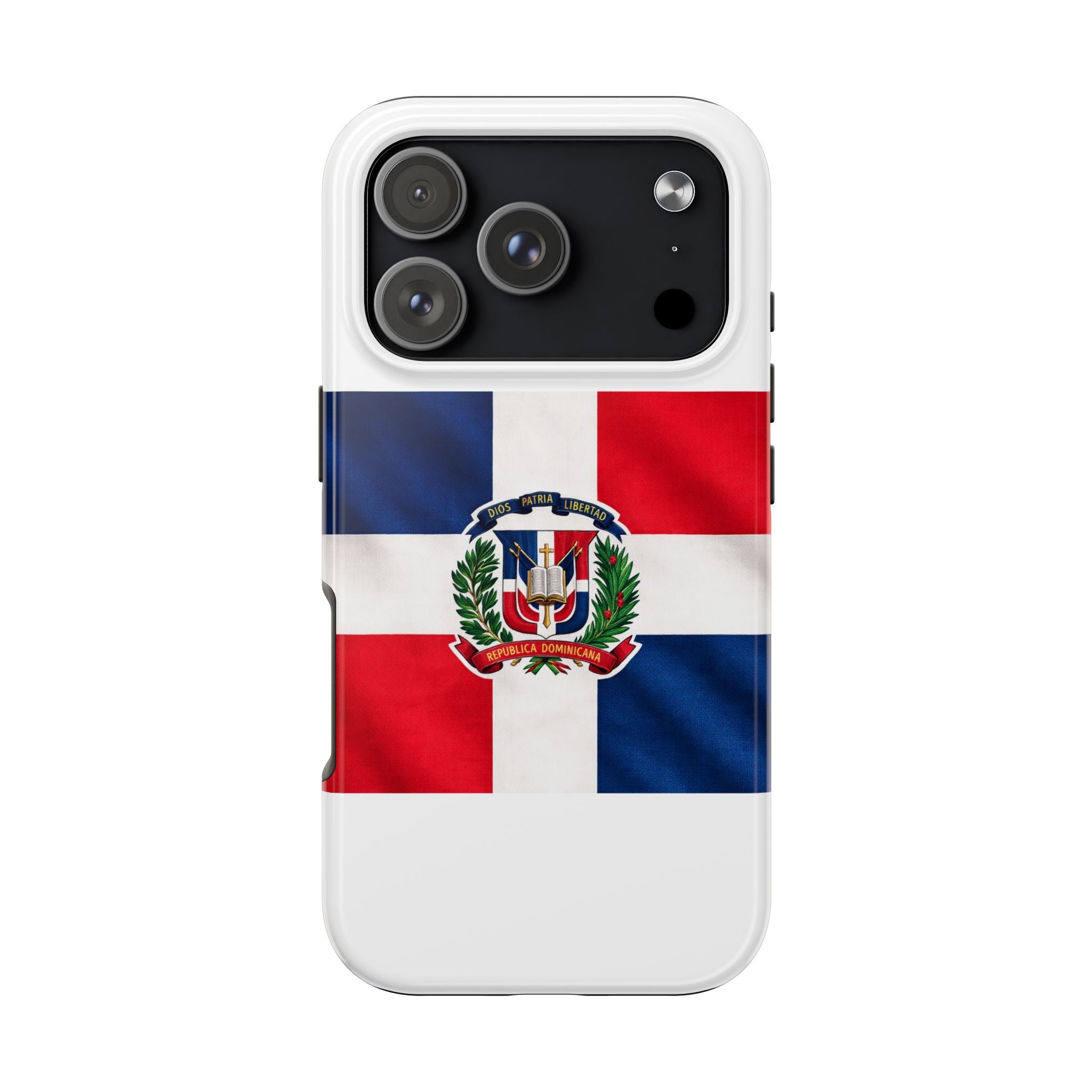 Dominican Flag Tough Phone Case Protective Patriotic Phone Cover