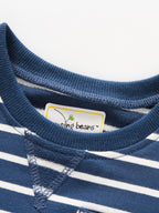 Children's Striped T-Shirt & Dinosaur Print Shorts Set
