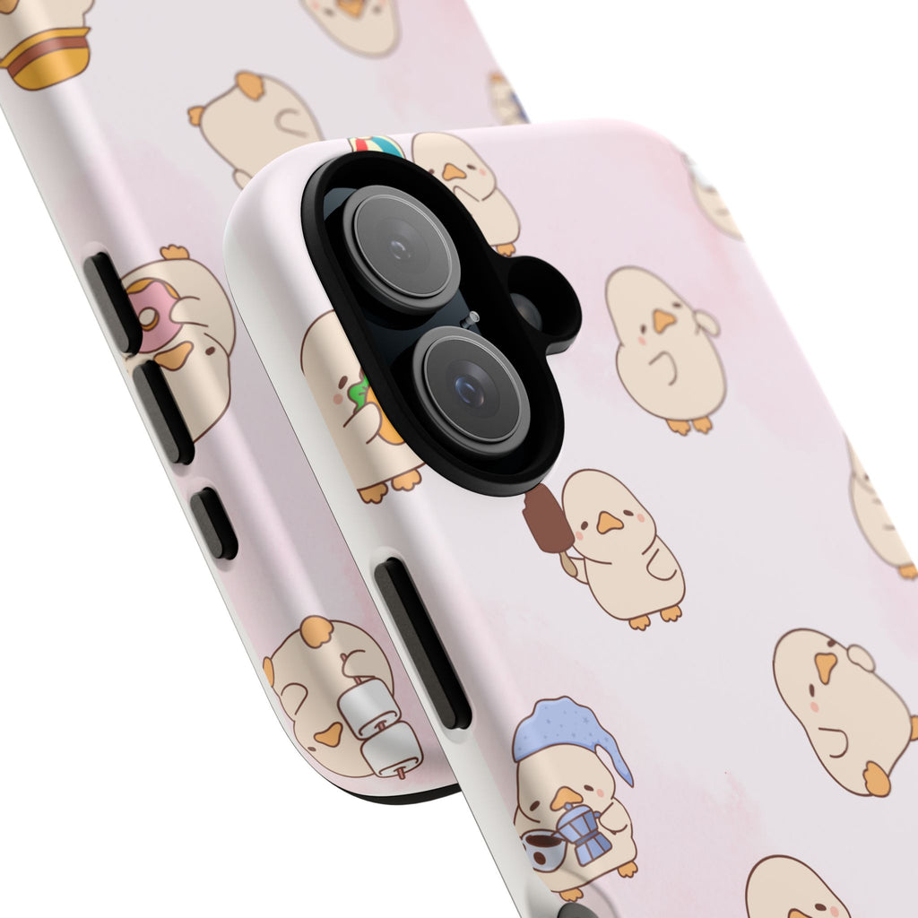 Cute Chick Pattern Phone Case Kawaii Pastel Protective Cover
