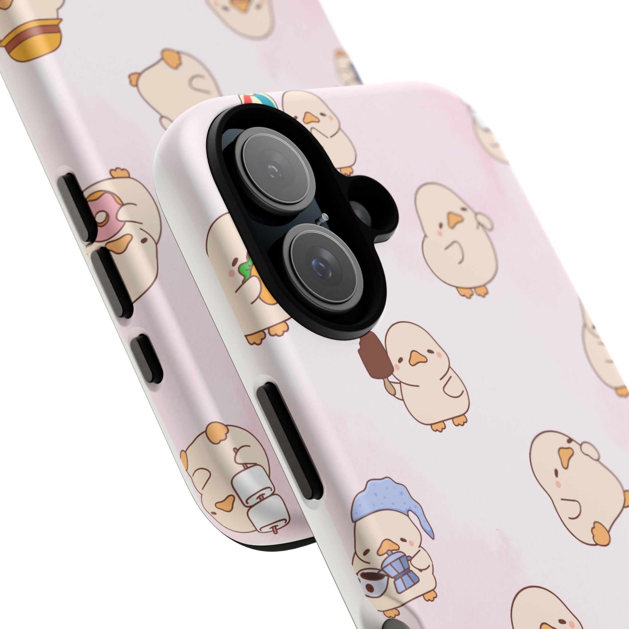 Cute Chick Pattern Phone Case Kawaii Pastel Protective Cover