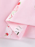 Children's Ice Cream Print Casual Dress