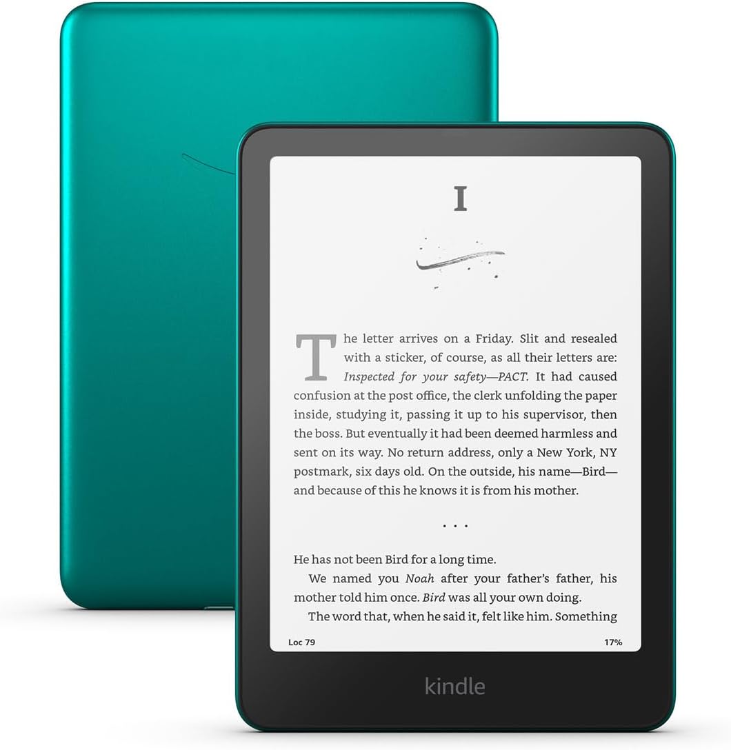 Amazon Kindle Paperwhite Signature Edition 32GB (newest model) – 20% faster with auto-adjusting front light, wireless charging, and weeks of battery life – Metallic Black