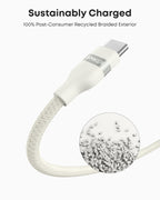 Anker USB-A to USB-C Cable (3 ft/6 ft, Upcycled-Braided)