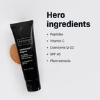 Revision Skincare Intellishade® Original SPF 45, Anti-Aging Tinted Sunscreen for Face, Daily Moisturizer with SPF, Anti-Wrinkle with Peptides & Vitamin C, Hydrating Broad-Spectrum Sunscreen, 1.7 oz