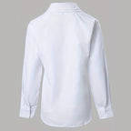 Women’s Contrast Lace Long-Sleeve Button‑Down Blouse