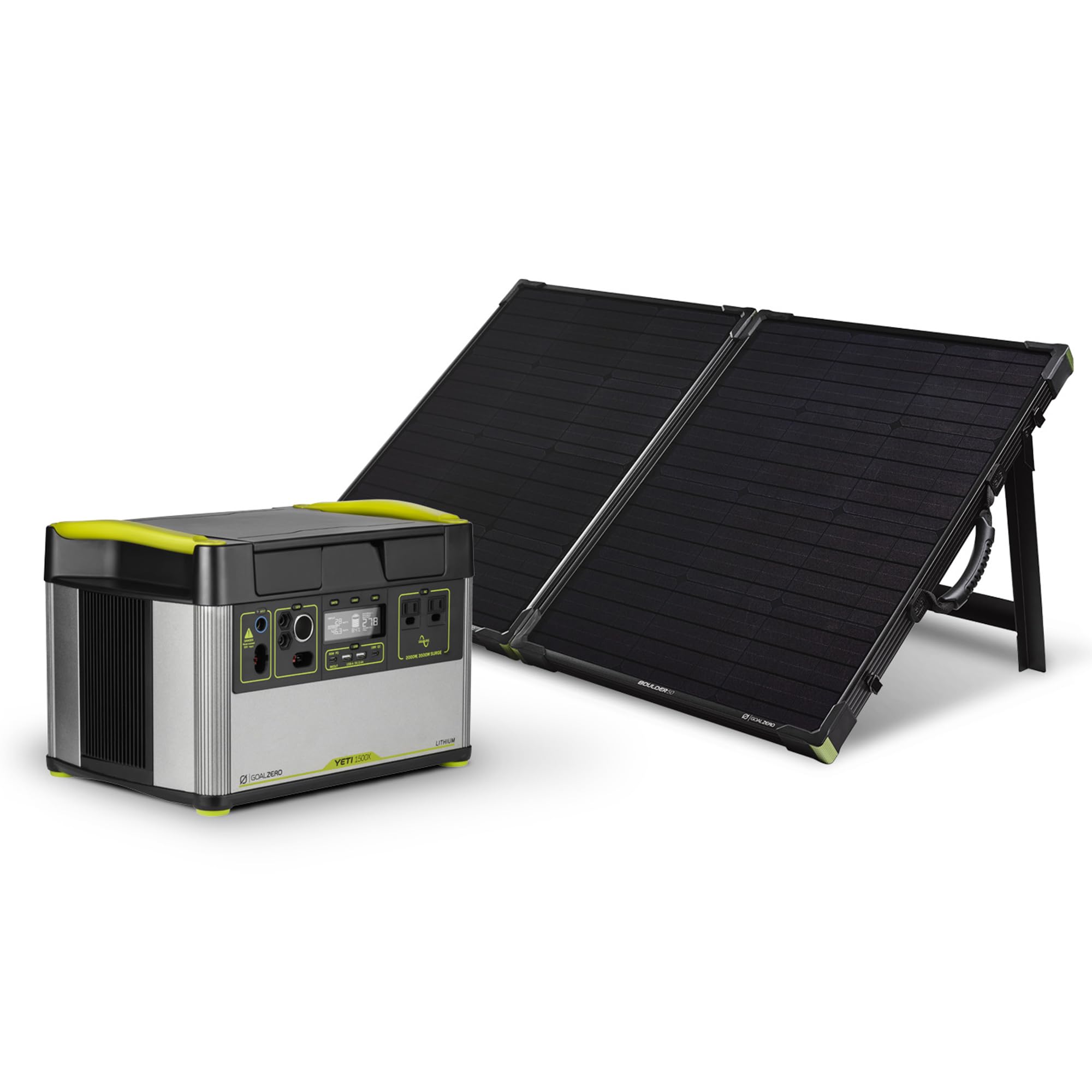 Goal Zero Yeti Portable Power Station - Yeti 1500X w/ 1,516 Watt Hours Battery Capacity, USB Ports & AC Inverter - Rechargeable Solar Generator for Camping, Travel, Outdoor Events, Off-Grid & Home Use