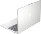 HP 15.6" FHD Laptop Computer, 16GB RAM 512GB Storage (256GB SSD+256GB Docking Station Set), 8-Core Intel Core i3-N305, Windows 11, Fingerprint Reader, Numeric Keypad, SageNova Earphones, Silver